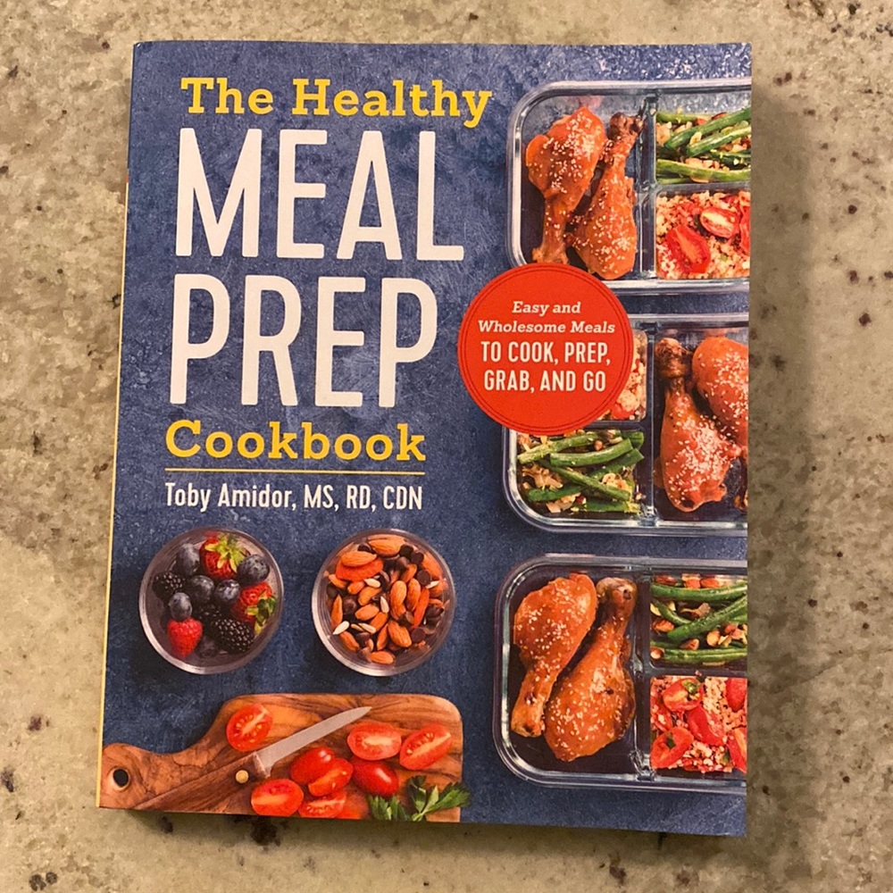 Paper back meal prep cookbook